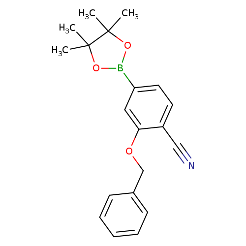 2-(Benzyloxy)-4-(tetramethyl-1,3,2-dioxaborolan-2-yl)benzonitrile