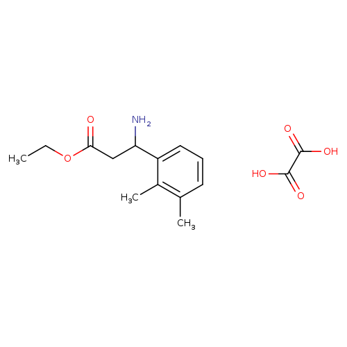 ethyl 3-amino-3-(2,3-dimethylphenyl)propanoate, oxalic acid