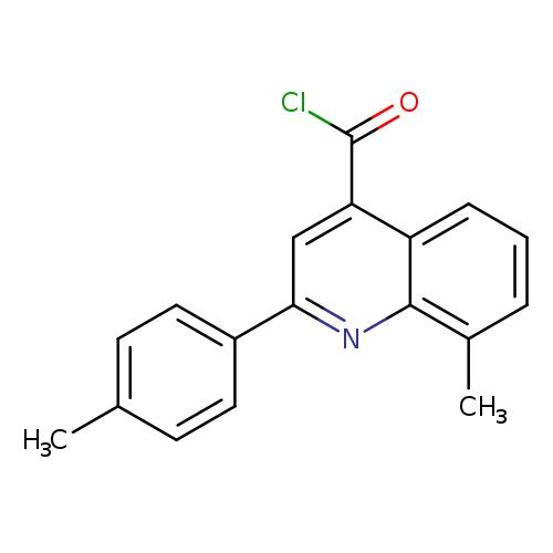 8-Methyl-2-(4-methylphenyl)quinoline-4-carbonyl chloride