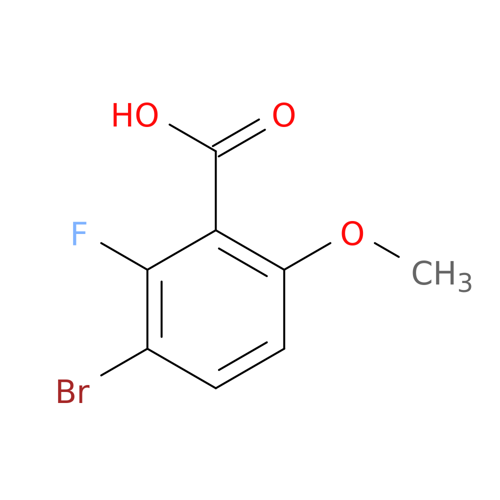 3-Bromo-2-fluoro-6-methoxybenzoic acid
