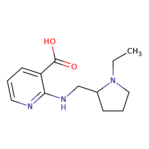 2-{[(1-ethylpyrrolidin-2-yl)methyl]amino}pyridine-3-carboxylic acid