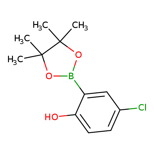 Phenol, 4-chloro-2-(4,4,5,5-tetramethyl-1,3,2-dioxaborolan-2-yl)-