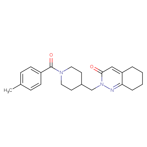 2-{[1-(4-methylbenzoyl)piperidin-4-yl]methyl}-2,3,5,6,7,8-hexahydrocinnolin-3-one