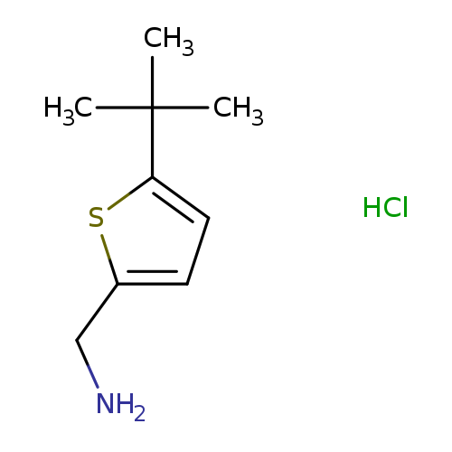 (5-tert-butylthiophen-2-yl)methanamine hydrochloride