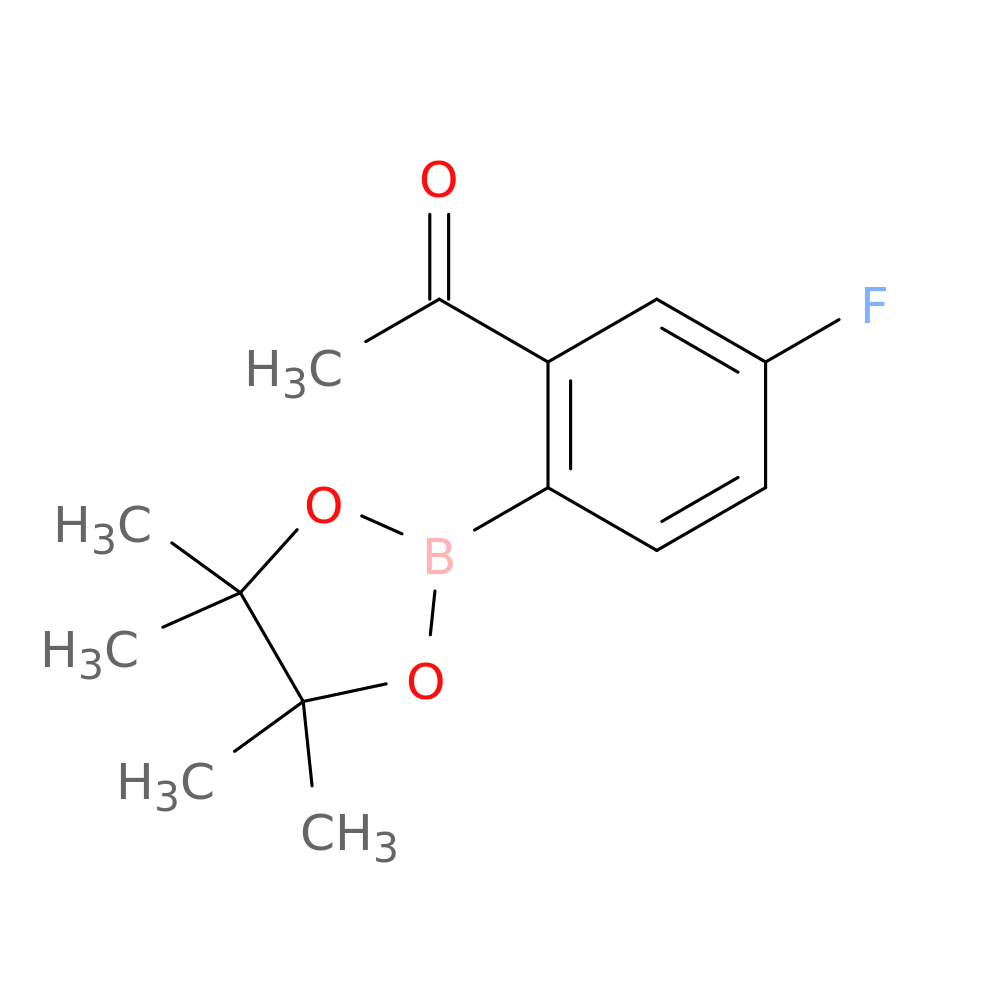 1-[5-Fluoro-2-(tetramethyl-1,3,2-dioxaborolan-2-yl)phenyl]ethan-1-one