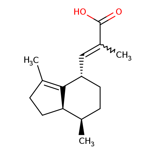 2-Propenoic acid,3-[(4S,7R,7aR)-2,4,5,6,7,7a-hexahydro-3,7-dimethyl-1H-inden-4-yl]-2-methyl-, (2E)-