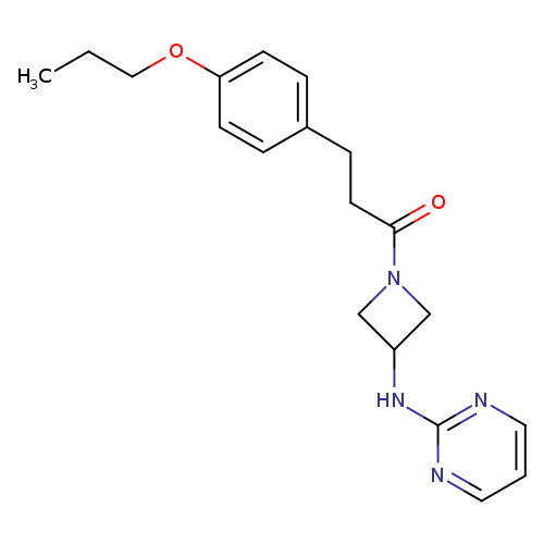 3-(4-propoxyphenyl)-1-{3-[(pyrimidin-2-yl)amino]azetidin-1-yl}propan-1-one