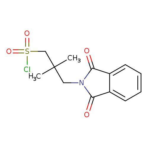 3-(1,3-dioxo-2,3-dihydro-1H-isoindol-2-yl)-2,2-dimethylpropane-1-sulfonyl chloride