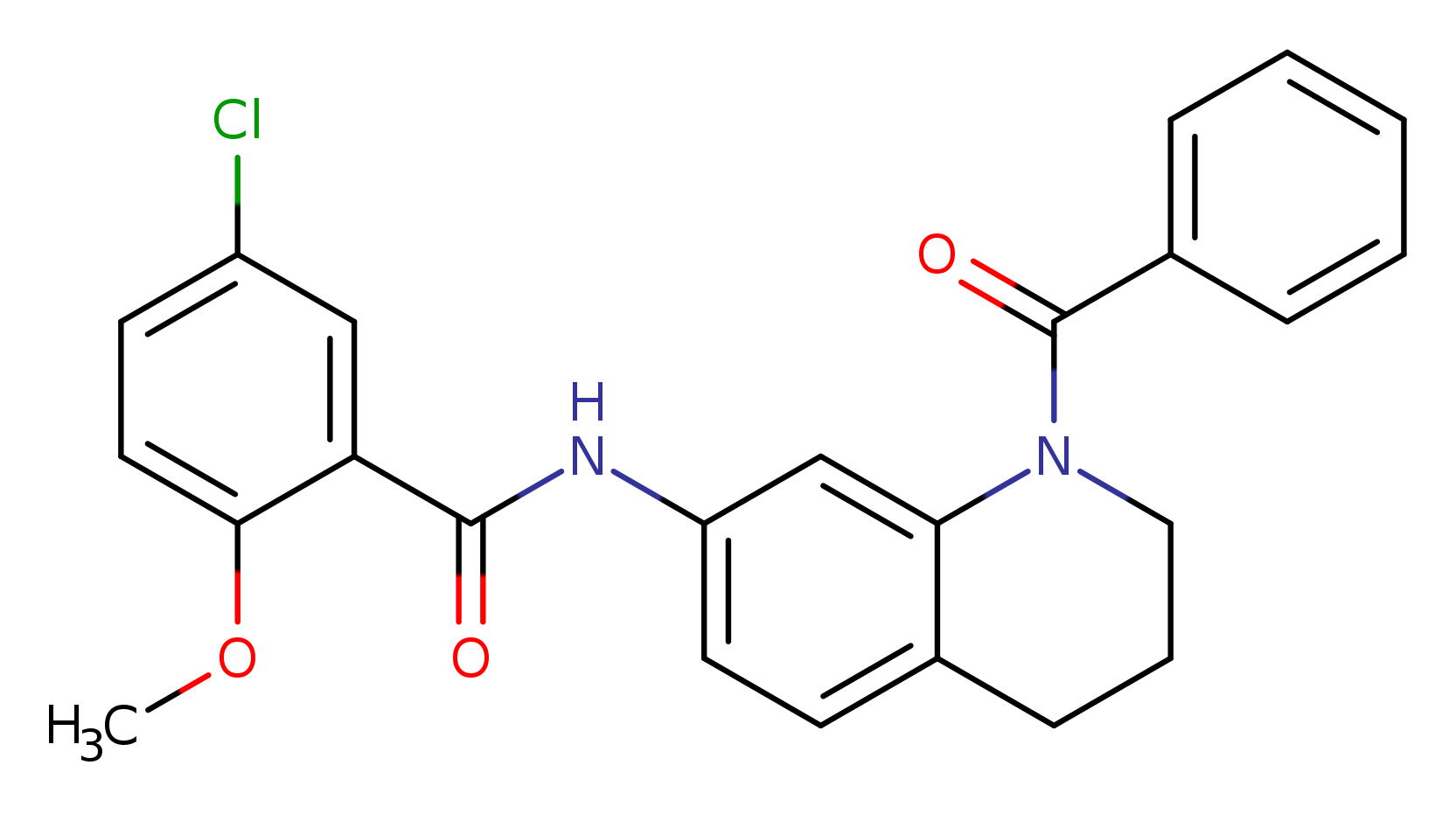 N-(1-benzoyl-1,2,3,4-tetrahydroquinolin-7-yl)-5-chloro-2-methoxybenzamide