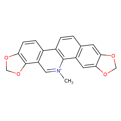 13-Methyl[1,3]benzodioxolo[5,6-c]-1,3-dioxolo[4,5-i]phenanthridinium