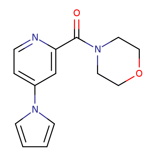 4-[4-(1H-pyrrol-1-yl)pyridine-2-carbonyl]morpholine