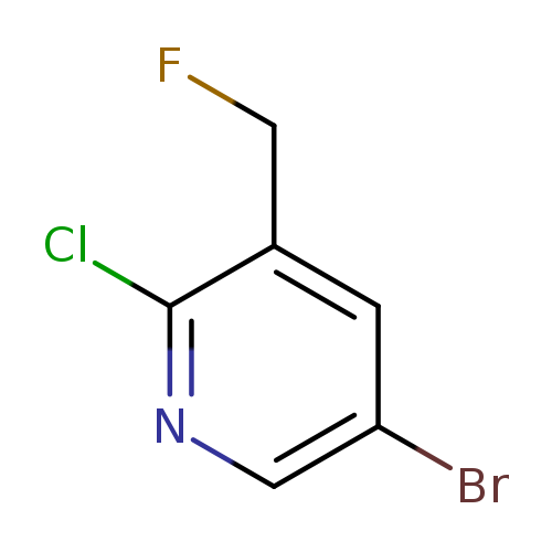 5-BROMO-2-CHLORO-3-(FLUOROMETHYL)PYRIDINE