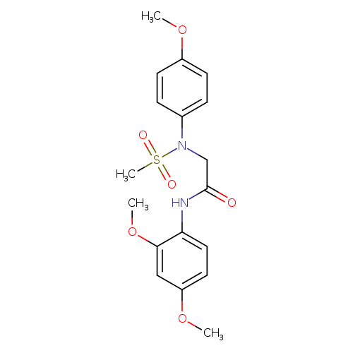 N-(2,4-dimethoxyphenyl)-2-[4-methoxy(methylsulfonyl)anilino]acetamide