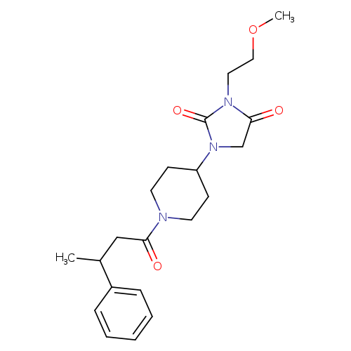 3-(2-methoxyethyl)-1-[1-(3-phenylbutanoyl)piperidin-4-yl]imidazolidine-2,4-dione