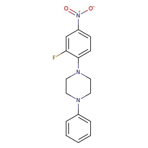 1-(2-fluoro-4-nitrophenyl)-4-phenylpiperazine