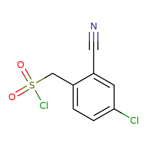 (4-chloro-2-cyanophenyl)methanesulfonyl chloride