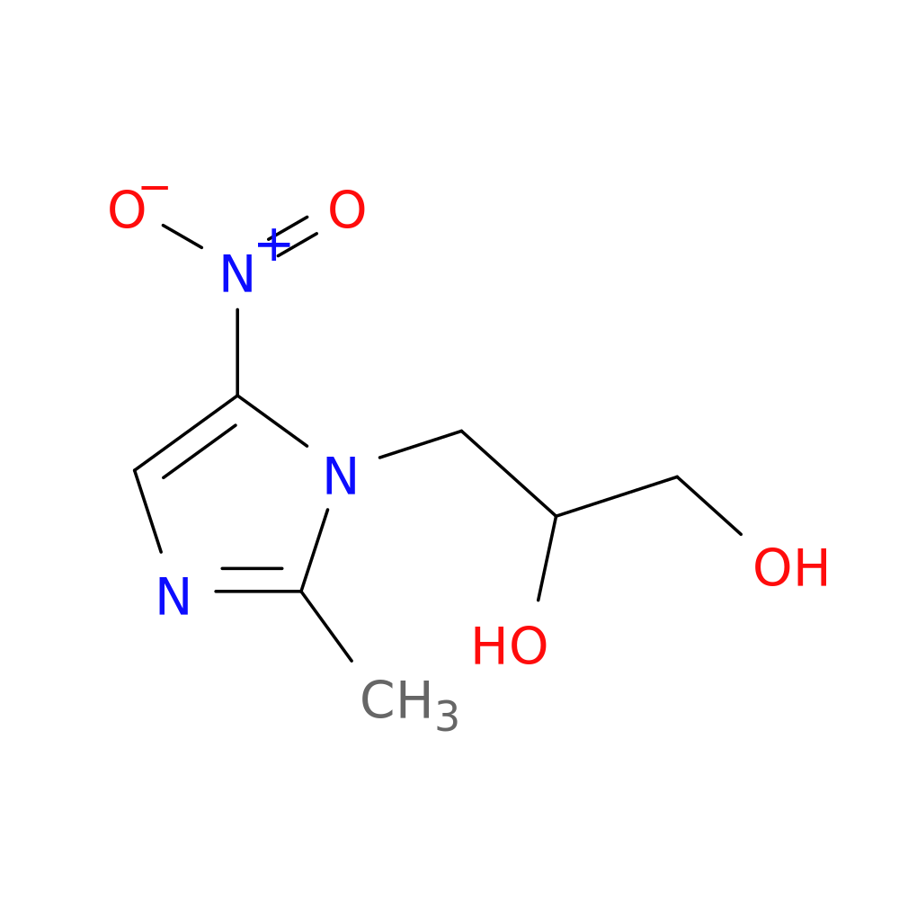 3-(2-Methyl-5-nitro-1H-imidazol-1-yl)propane-1,2-diol