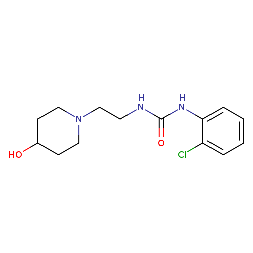 1-(2-chlorophenyl)-3-[2-(4-hydroxypiperidin-1-yl)ethyl]urea