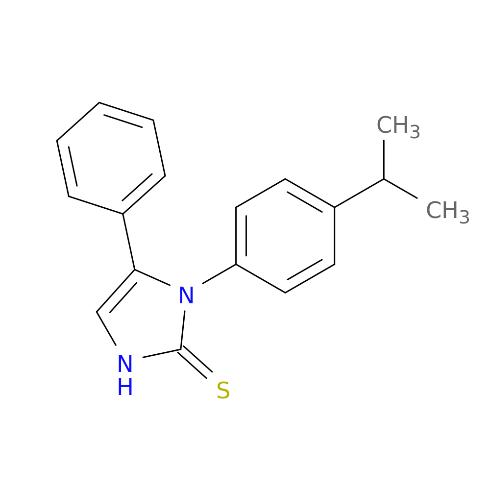 5-phenyl-1-[4-(propan-2-yl)phenyl]-1H-imidazole-2-thiol