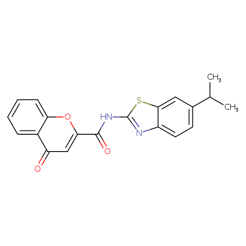 4-oxo-N-[6-(propan-2-yl)-1,3-benzothiazol-2-yl]-4H-chromene-2-carboxamide