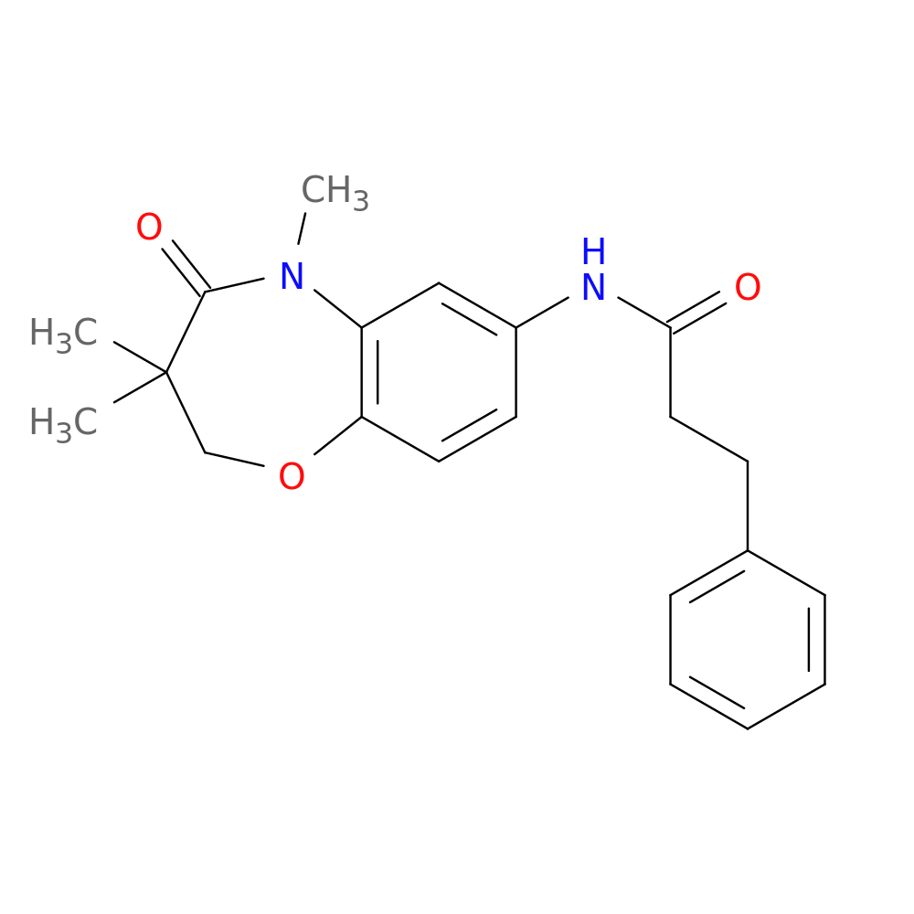 3-phenyl-N-(3,3,5-trimethyl-4-oxo-2,3,4,5-tetrahydro-1,5-benzoxazepin-7-yl)propanamide