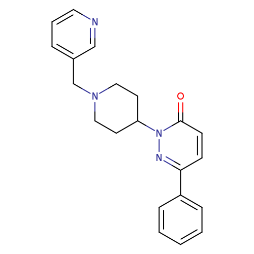 6-phenyl-2-{1-[(pyridin-3-yl)methyl]piperidin-4-yl}-2,3-dihydropyridazin-3-one