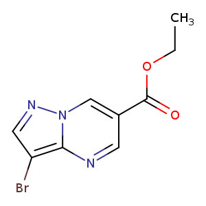 Pyrazolo[1,5-a]pyrimidine-6-carboxylic acid, 3-bromo-, ethyl ester