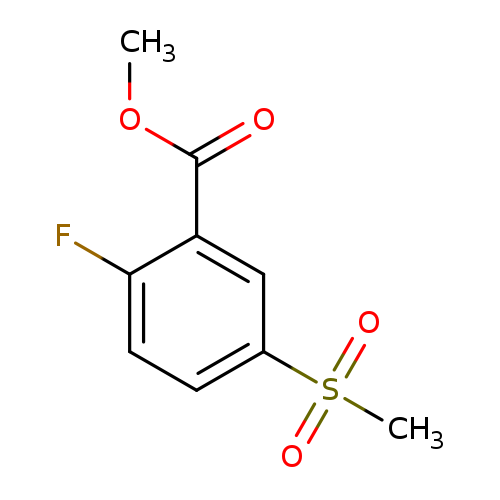 Benzoic acid, 2-fluoro-5-(methylsulfonyl)-, methyl ester