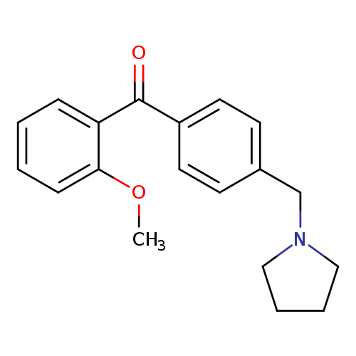 2-Methoxy-4'-pyrrolidinomethyl benzophenone