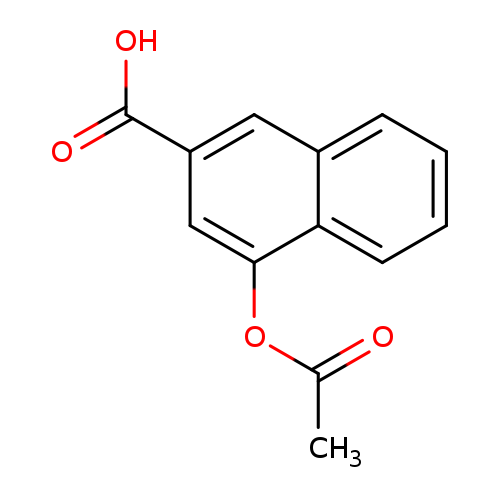 2-Naphthalenecarboxylic acid, 4-(acetyloxy)-