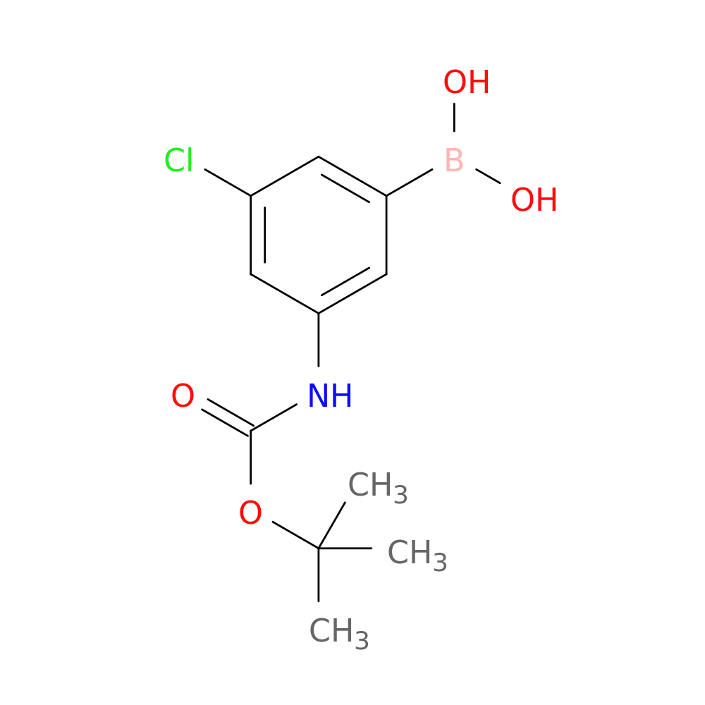 (3-{[(tert-butoxy)carbonyl]amino}-5-chlorophenyl)boronic acid