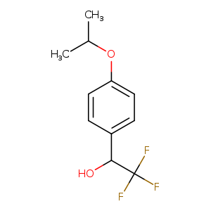 2,2,2-trifluoro-1-[4-(propan-2-yloxy)phenyl]ethan-1-ol