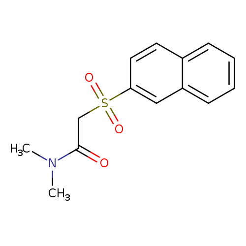 N,N-dimethyl-2-(2-naphthylsulfonyl)acetamide