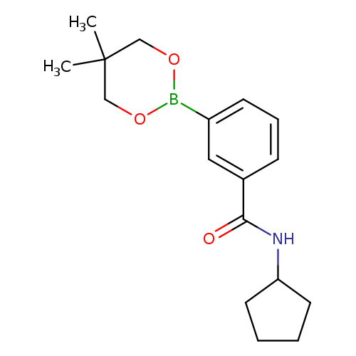 N-Cyclopentyl-3-(5,5-dimethyl-1,3,2-dioxaborinan-2-yl)benzamide