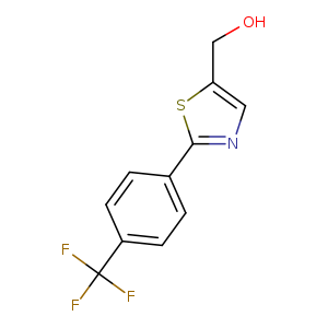 {2-[4-(trifluoromethyl)phenyl]-1,3-thiazol-5-yl}methanol
