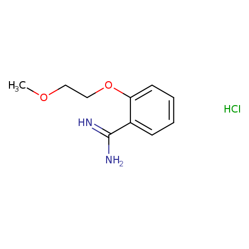 2-(2-methoxyethoxy)benzene-1-carboximidamide hydrochloride