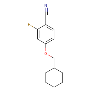 4-(Cyclohexylmethoxy)-2-fluorobenzonitrile
