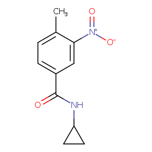 Benzamide, N-cyclopropyl-4-methyl-3-nitro-