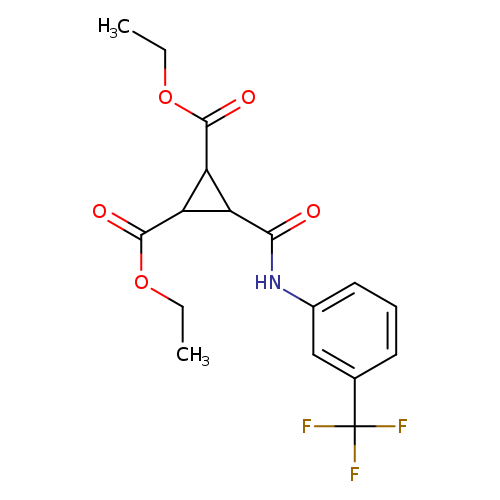 Diethyl 3-([3-(trifluoromethyl)phenyl]carbamoyl)-1,2-cyclopropanedicarboxylate