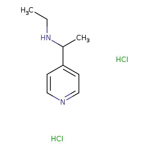 Ethyl[1-(pyridin-4-yl)ethyl]amine dihydrochloride
