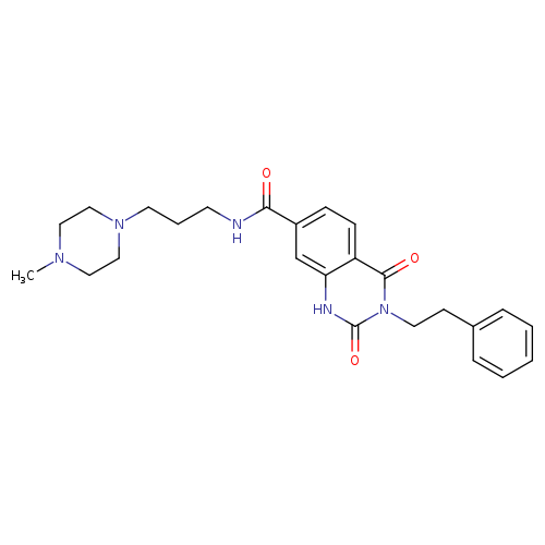 N-[3-(4-methylpiperazin-1-yl)propyl]-2,4-dioxo-3-(2-phenylethyl)-1,2,3,4-tetrahydroquinazoline-7-carboxamide