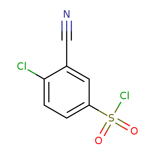 4-Chloro-3-cyanobenzene-1-sulfonyl chloride