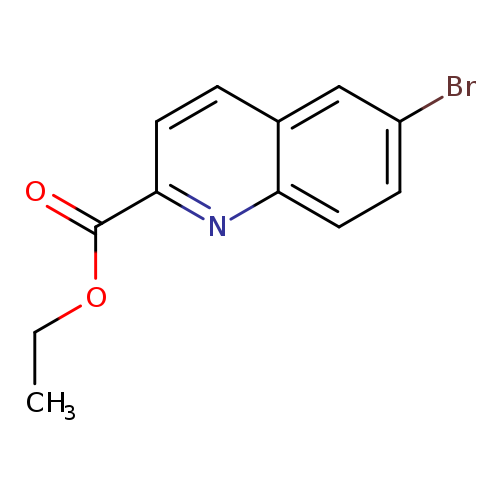 2-Quinolinecarboxylic acid, 6-bromo-, ethyl ester