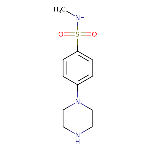 N-methyl-4-(piperazin-1-yl)benzene-1-sulfonamide