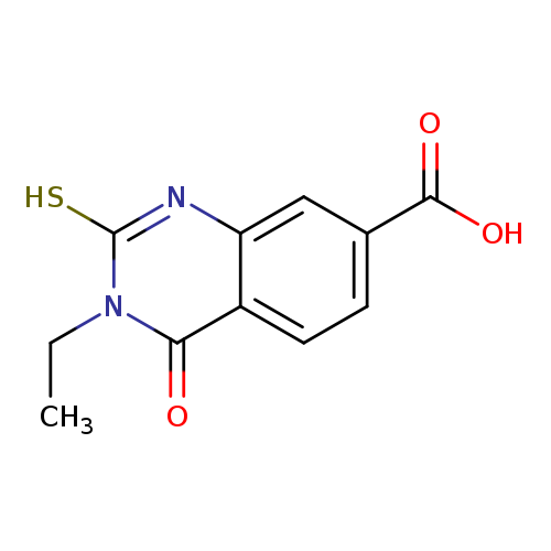 3-Ethyl-4-oxo-2-thioxo-1,2,3,4-tetrahydroquinazoline-7-carboxylic acid