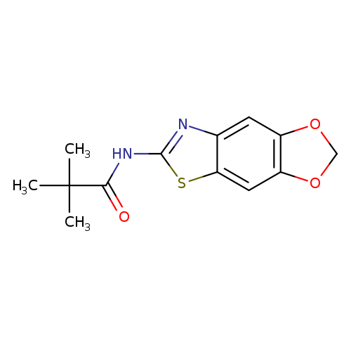 N-{4,6-dioxa-10-thia-12-azatricyclo[7.3.0.0^{3,7}]dodeca-1(9),2,7,11-tetraen-11-yl}-2,2-dimethylpropanamide