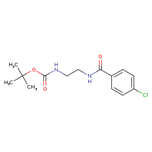 tert-butyl N-{2-[(4-chlorophenyl)formamido]ethyl}carbamate