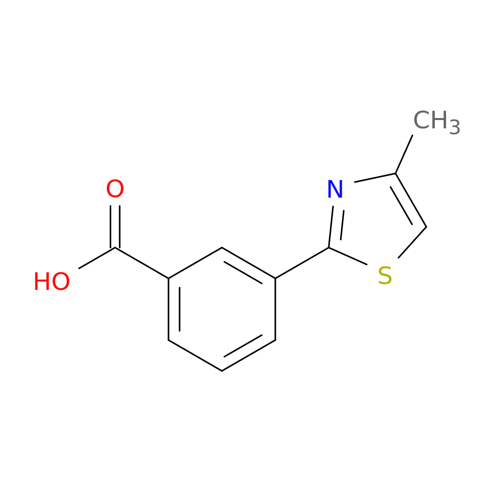 3-(4-methyl-1,3-thiazol-2-yl)benzoic acid