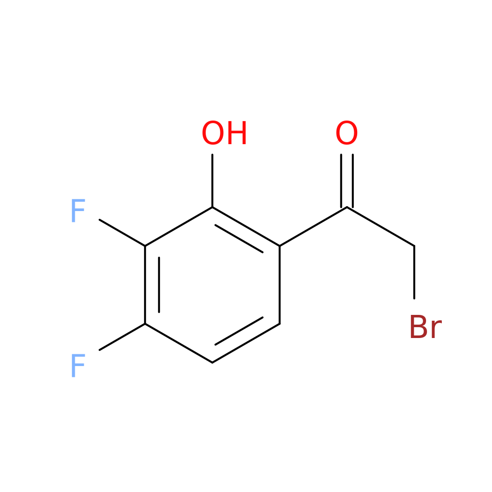 2-Bromo-1-(3,4-difluoro-2-hydroxyphenyl)ethan-1-one