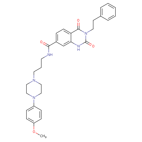 N-{3-[4-(4-methoxyphenyl)piperazin-1-yl]propyl}-2,4-dioxo-3-(2-phenylethyl)-1,2,3,4-tetrahydroquinazoline-7-carboxamide